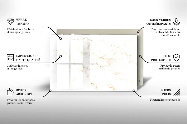 Worktop saver Elegant stone marble