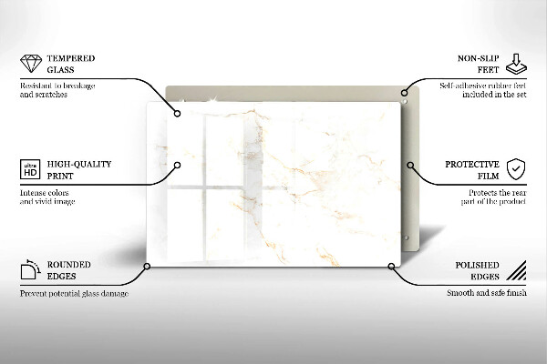 Worktop saver Elegant stone marble