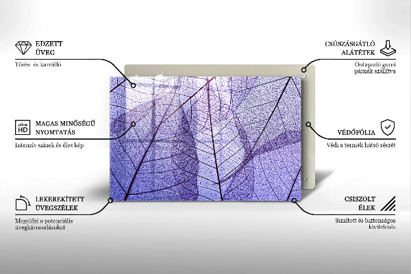Worktop saver Leaves with veins
