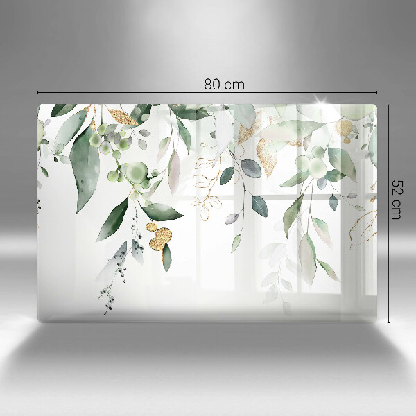 Worktop saver Watercolor leaves