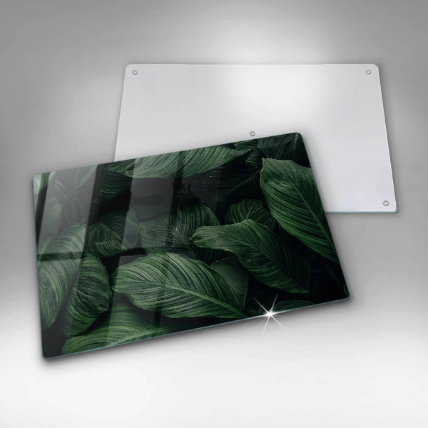 Worktop saver Dark leaves