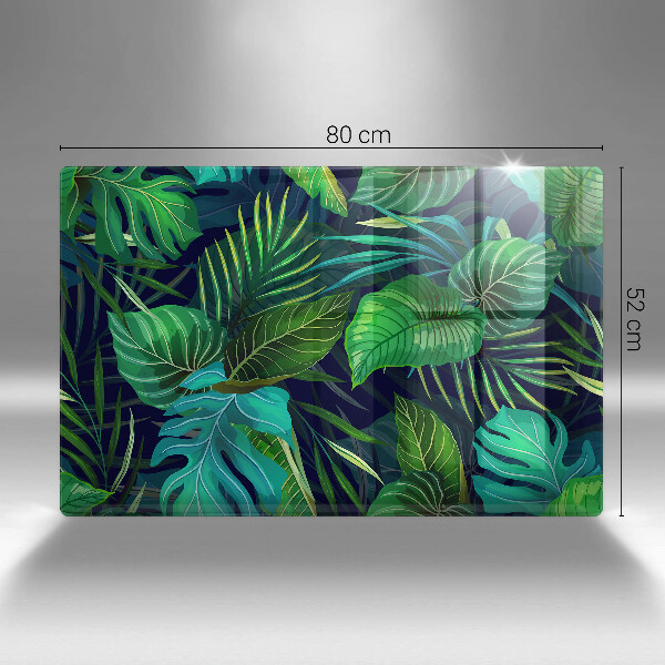 Worktop saver Illustration of the jungle leaves