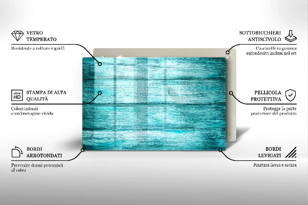 Worktop saver Vintage wooden boards