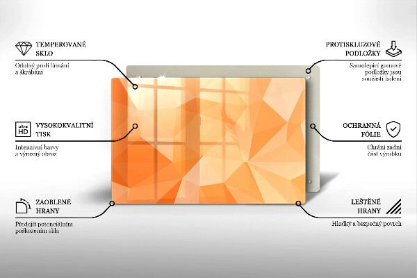 Worktop saver Geomeric background