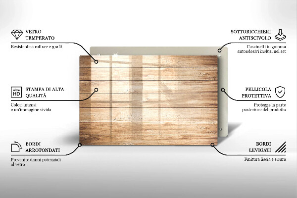 Worktop saver Wooden planks