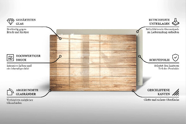 Worktop saver Wooden planks