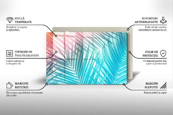 Worktop saver Pastel leaves
