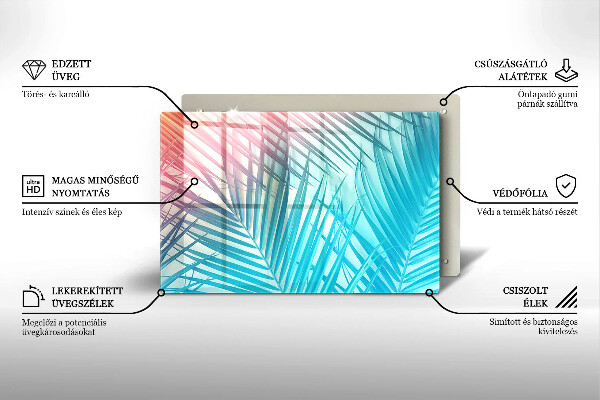 Worktop saver Pastel leaves