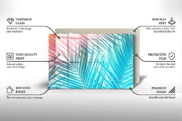 Worktop saver Pastel leaves