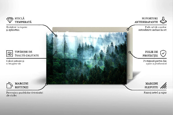 Worktop saver Forest in the fog