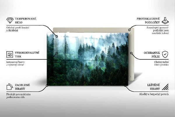 Worktop saver Forest in the fog