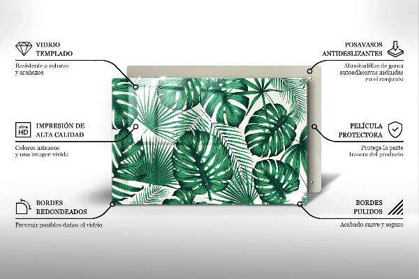 Worktop saver Monstera leaves