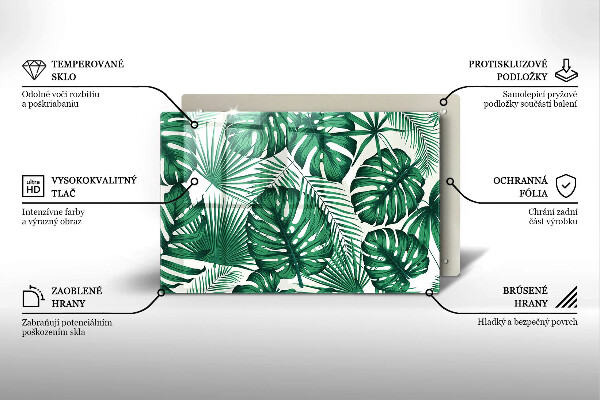 Worktop saver Monstera leaves