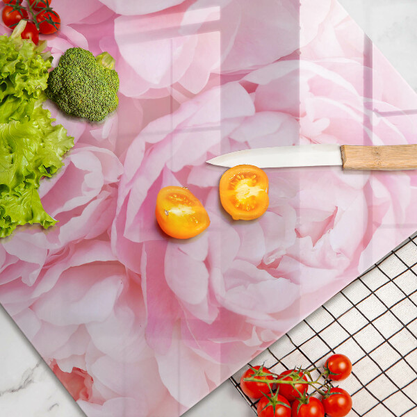 Worktop protector Delicate peonies