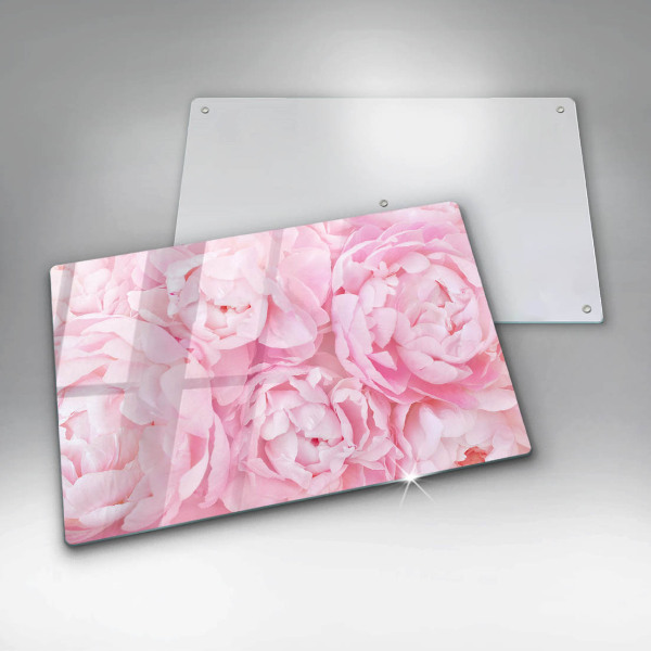 Worktop protector Delicate peonies