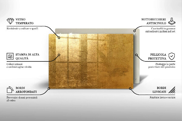 Worktop saver Gold texture background