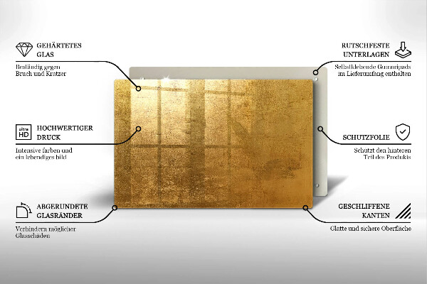 Worktop saver Gold texture background