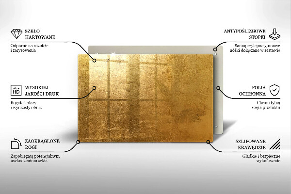 Worktop saver Gold texture background