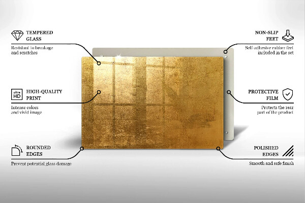 Worktop saver Gold texture background