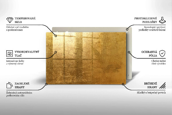 Worktop saver Gold texture background