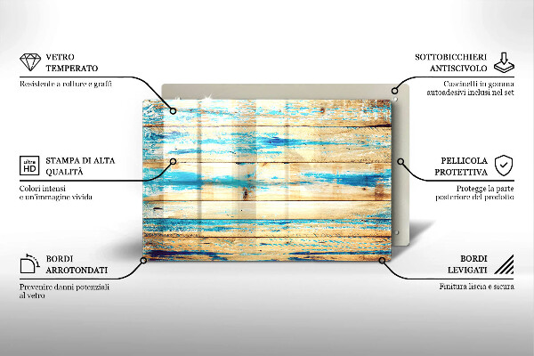 Worktop saver Retro boards wood