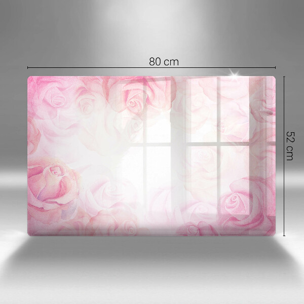 Worktop saver Delicate background roses