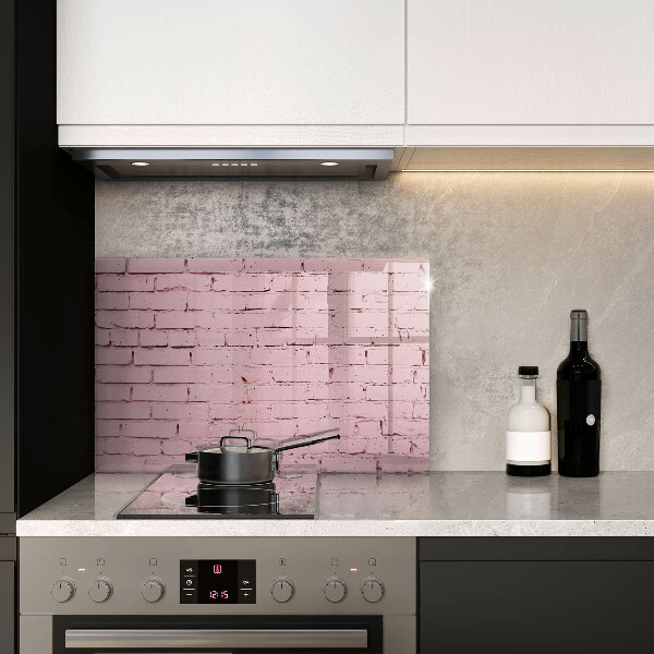 Induction hob protector Pastel wall bricks