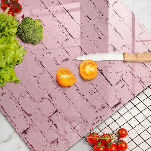 Induction hob protector Pastel wall bricks