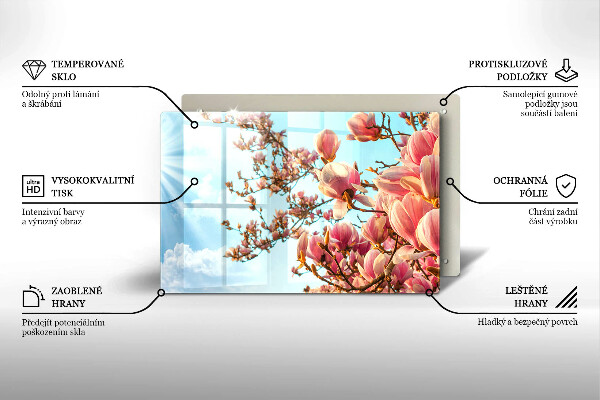 Worktop saver Pink Flowers Tree