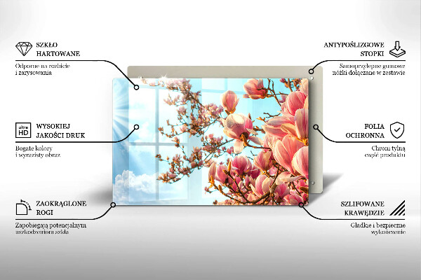 Worktop saver Pink Flowers Tree