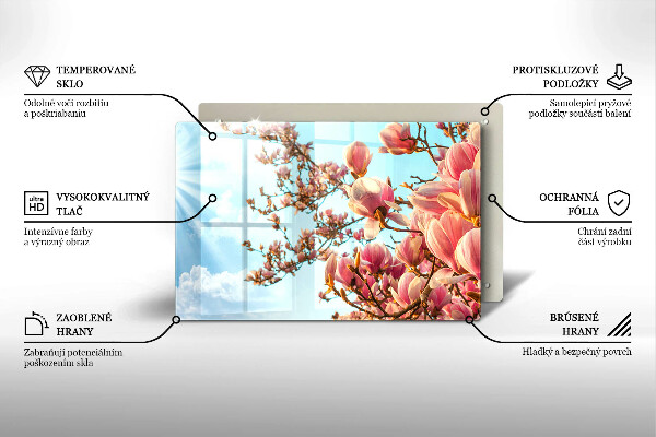 Worktop saver Pink Flowers Tree