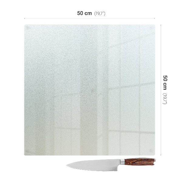 Induction hob protector measuring 19.7 × 19.7 inches