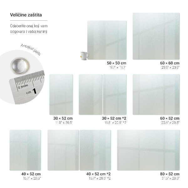 Large worktop saver 23.6" x 23.6"