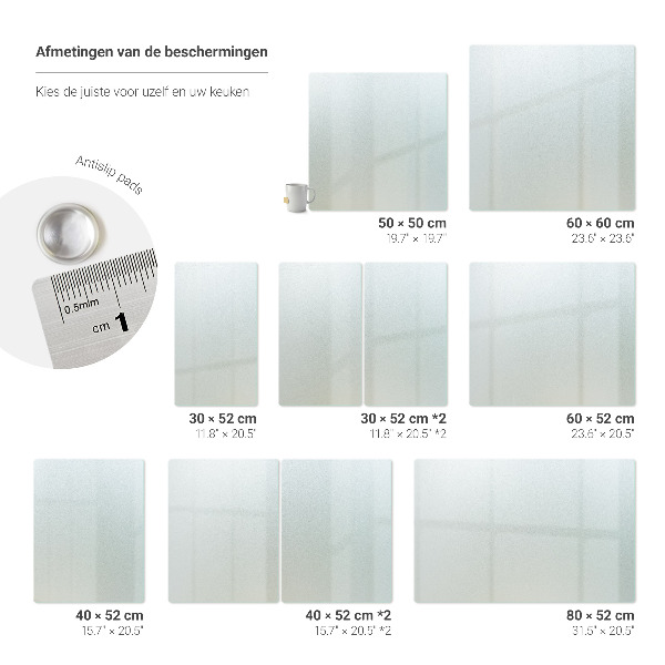 Large worktop saver 23.6" x 23.6"