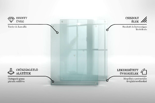 Transparent kitchen worktop protector 2x16x20 in