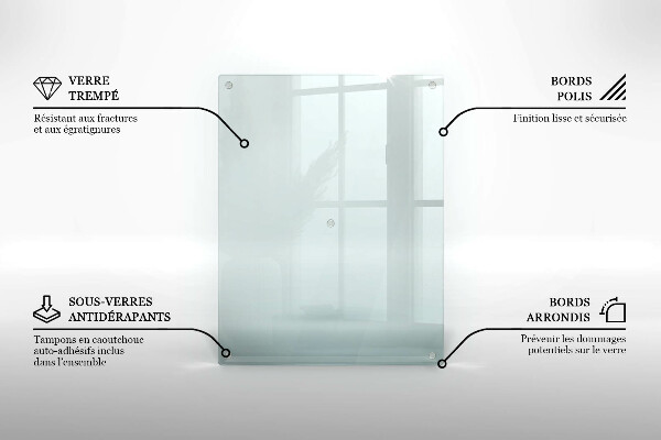 Transparent worktop saver large 20x16 in