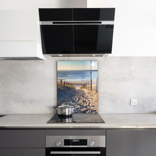 Kitchen splashback Sand dunes on the baltic sea