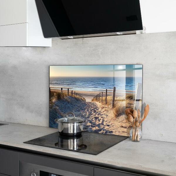 Kitchen splashback Sand dunes on the baltic sea