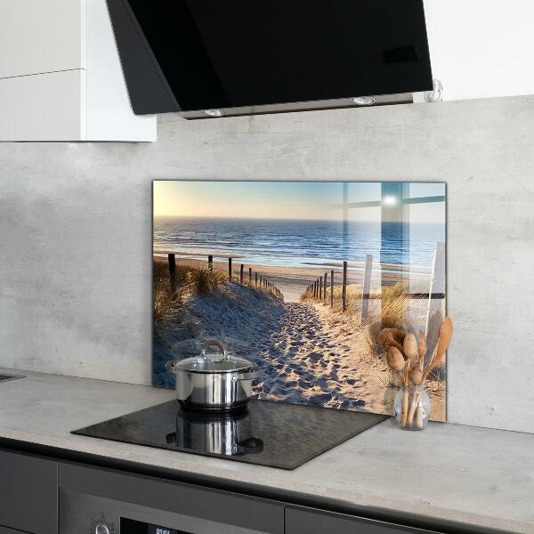 Kitchen splashback Sand dunes on the baltic sea