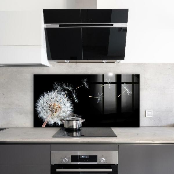 Kitchen splashback Dandelion dandelion in the wind