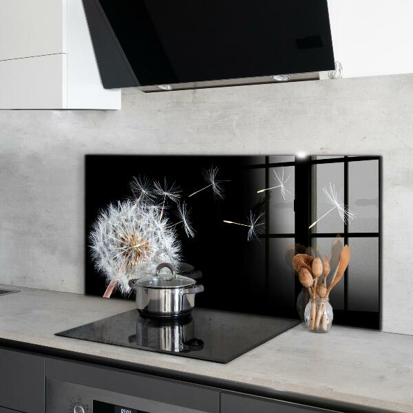 Kitchen splashback Dandelion dandelion in the wind