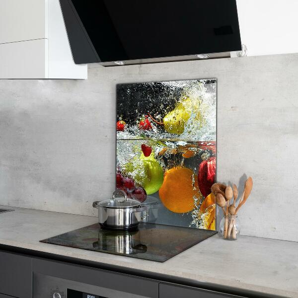 Kitchen splashback Juicy fruit lemonade