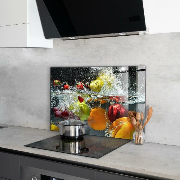 Kitchen splashback Juicy fruit lemonade