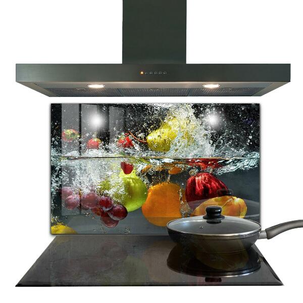 Kitchen splashback Juicy fruit lemonade