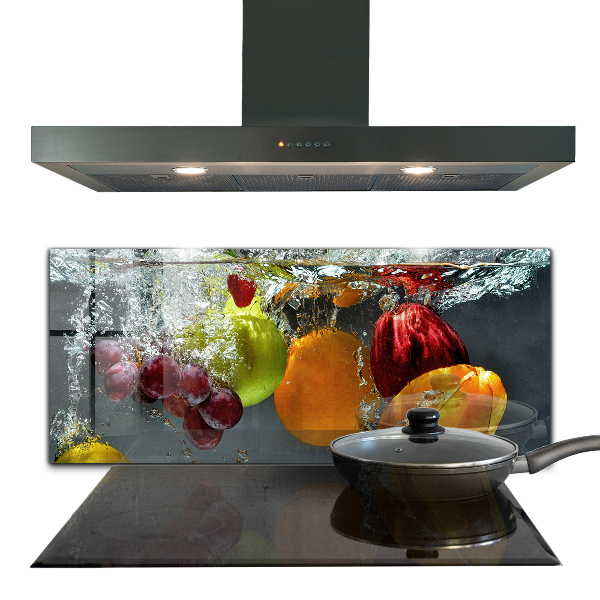 Kitchen splashback Juicy fruit lemonade