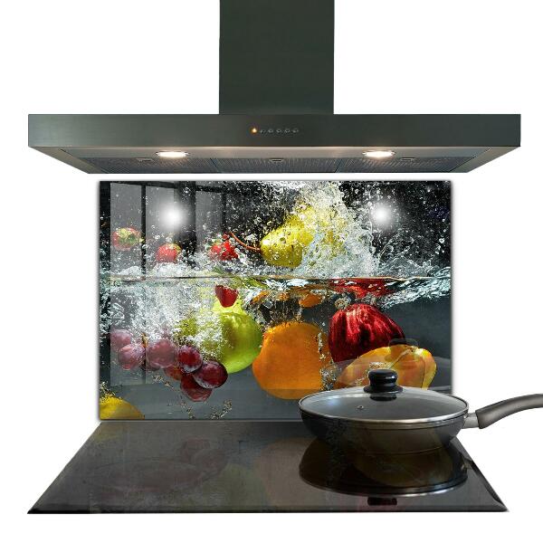 Kitchen splashback Juicy fruit lemonade