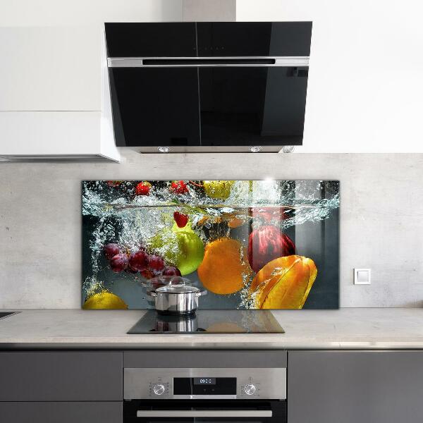 Kitchen splashback Juicy fruit lemonade