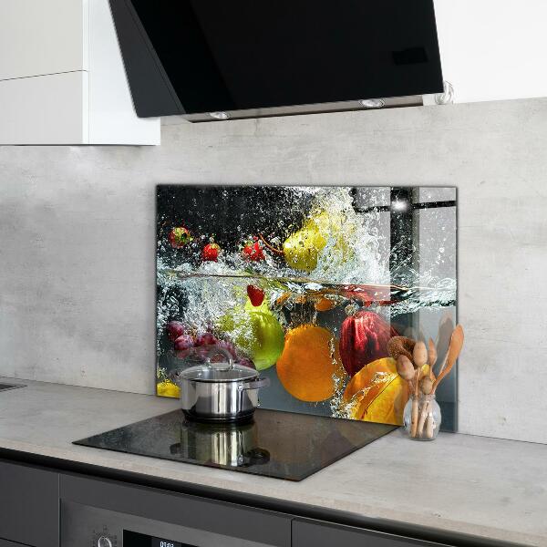 Kitchen splashback Juicy fruit lemonade