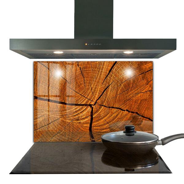 Oven splashback Trunk structure