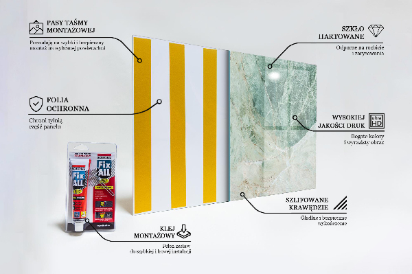 Kitchen splashback Marble stone texture